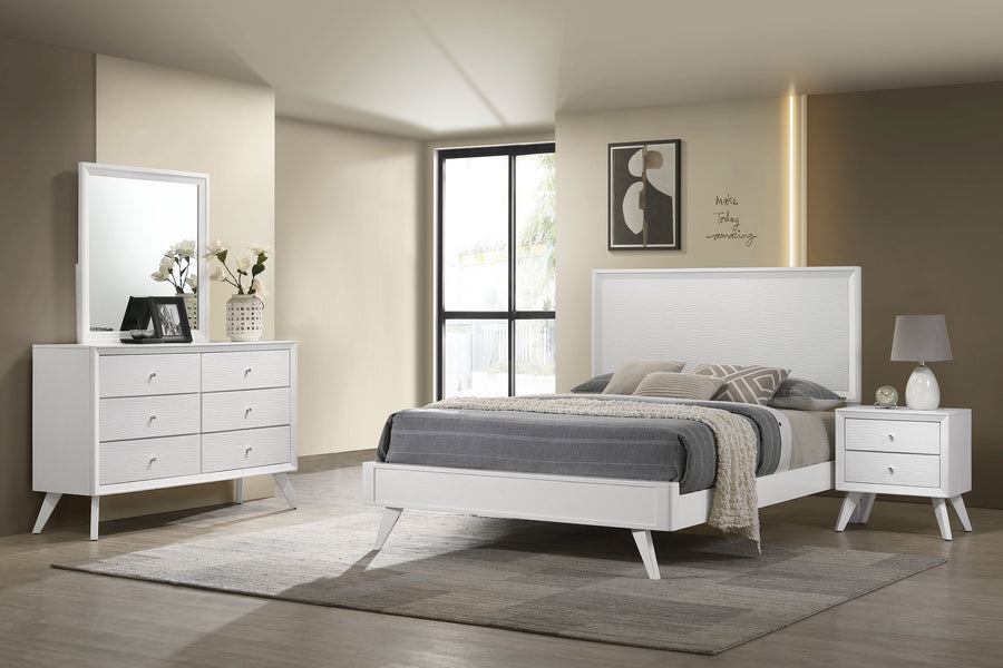 Janelle 4-piece California King Bedroom Set White_0