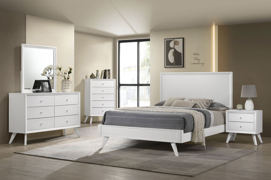 Janelle 5-piece California King Bedroom Set White_0