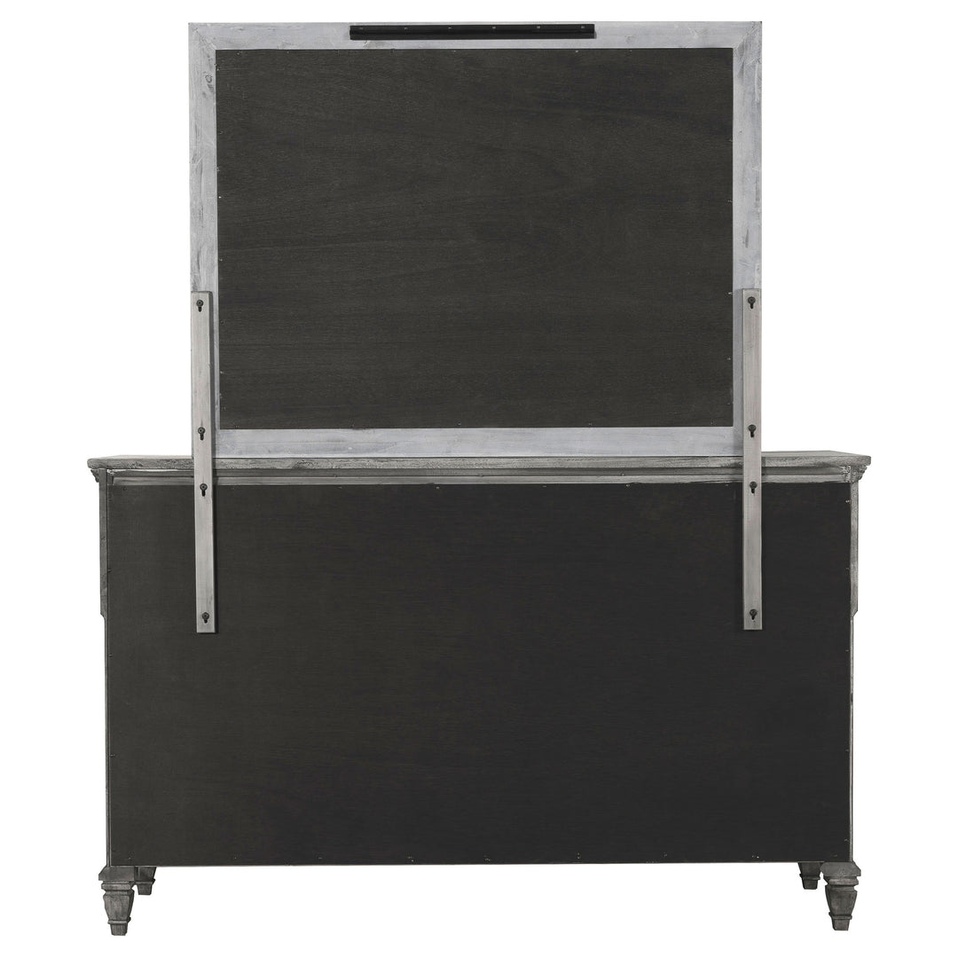 Avenue 8-drawer Rectangular Dresser with Mirror Grey_5