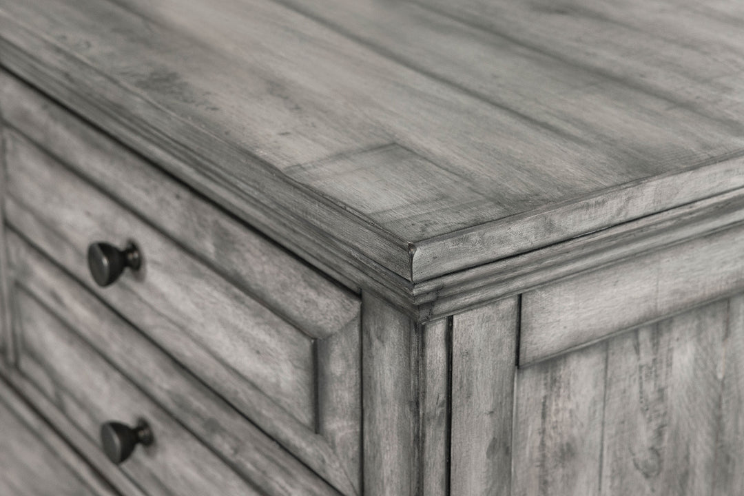 Avenue 8-drawer Rectangular Dresser with Mirror Grey_8