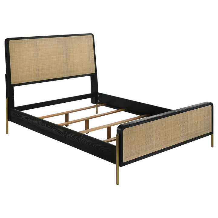 Arini 4-piece Eastern King Bedroom Set Black and Natural_8
