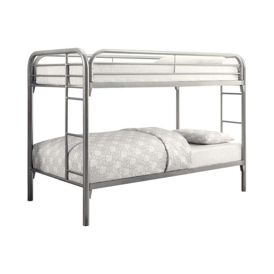 Morgan Twin over Twin Bunk Bed Silver_1