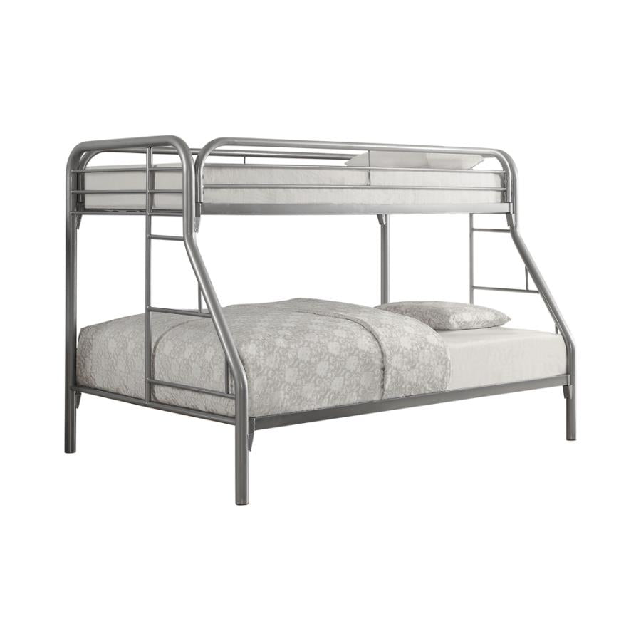 Morgan Twin over Full Bunk Bed Silver_1
