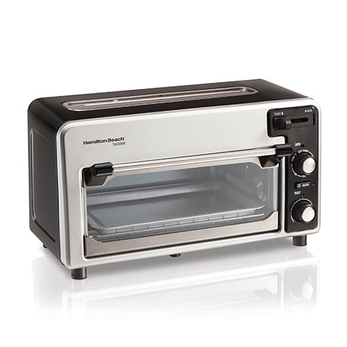 Toastation 2-in-1 Countertop Oven/2 Slice Toaster Black_0