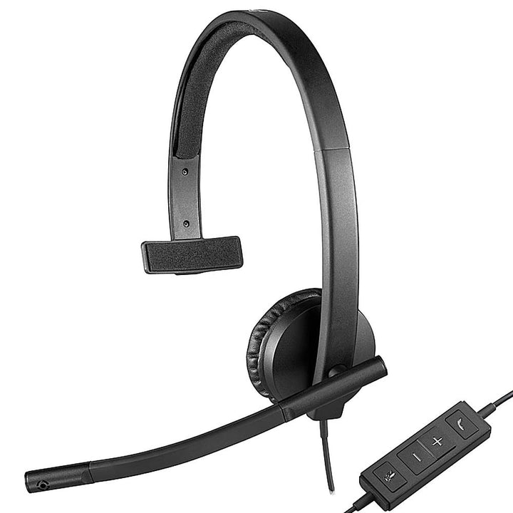 Logitech - H570e Mono Headset - Black_2