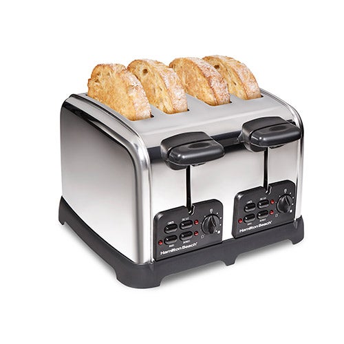 Classic 4 Slice Toaster w/ Sure-Toast, Stainless Steel_0
