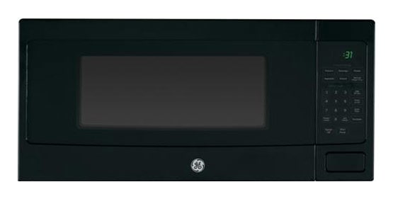 GE Profile - 1.1 Cu. Ft. Mid-Size Microwave - Black on black_1