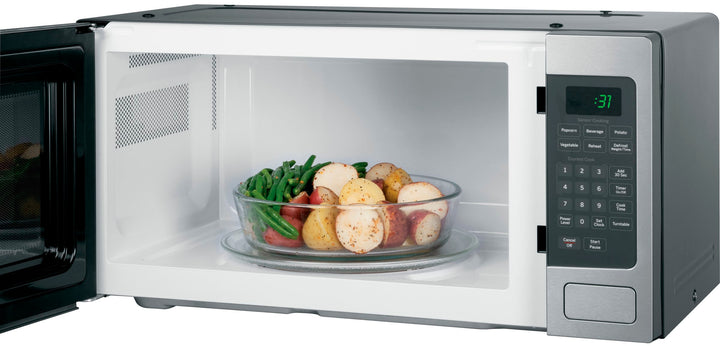 GE - Profile Series 1.1 Cu. Ft. Mid-Size Microwave with Sensor Cooking - Stainless steel_7
