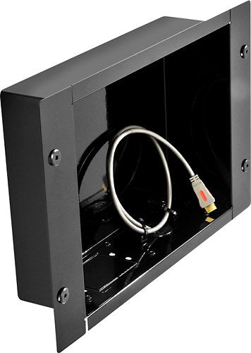 Peerless-AV - Recessed Cable Management and Power Storage Accessory Box - Gloss Black_0