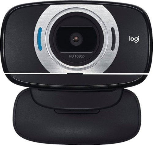Logitech - C615 1080 Webcam with HD Light Correction - Black_0