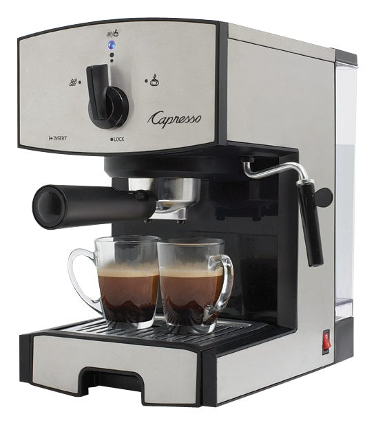 Capresso - EC50 Espresso Machine with 15 bars of pressure and Milk Frother - Stainless Steel_2