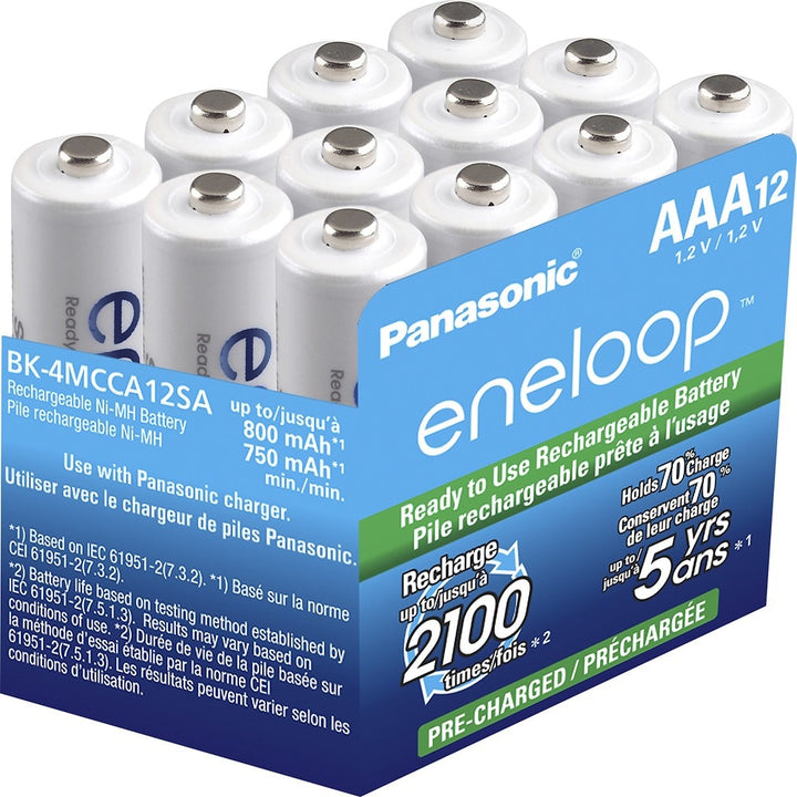 Panasonic - eneloop Rechargeable AAA Batteries (12-Pack)_2