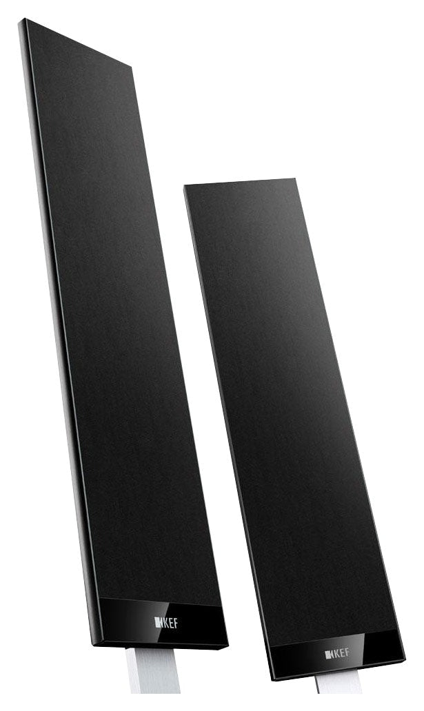 KEF - T Series Dual 4-1/2" 2-1/2-Way Satellite Speakers (Pair) - Black_1