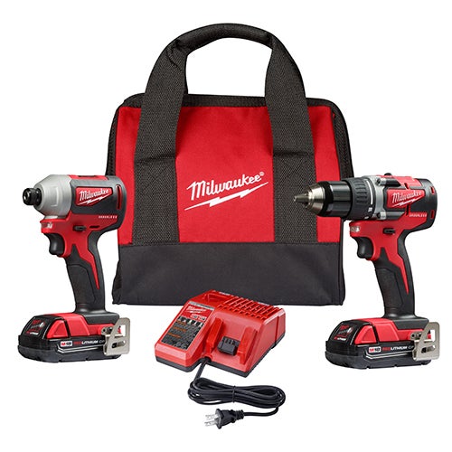M18 Compact Brushless Drill/Driver & Impact Driver Kit_0
