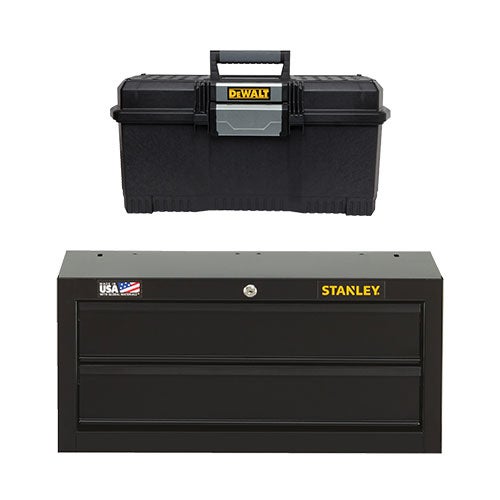 2 Drawer Middle Tool Chest w/ One Touch Tool Box_0
