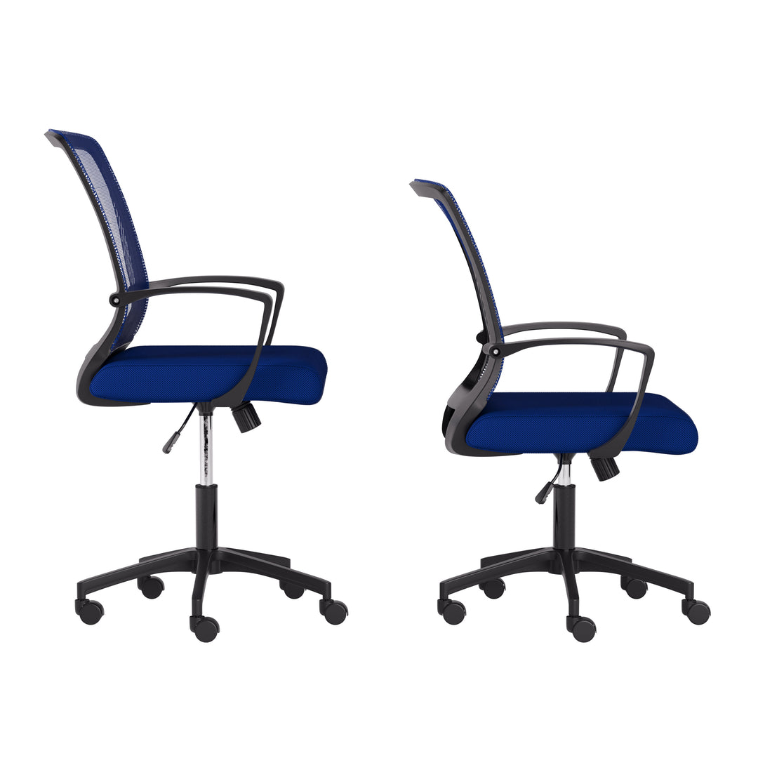 CorLiving WHR-315-O Cooper Mesh Office Chair - Blue_3