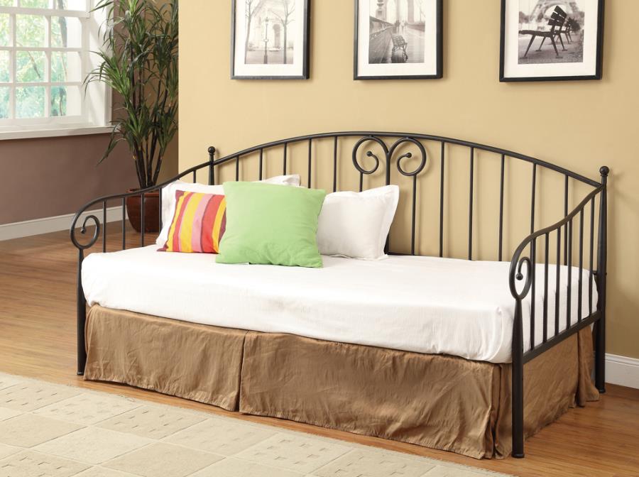 Twin Metal Daybed Black_0