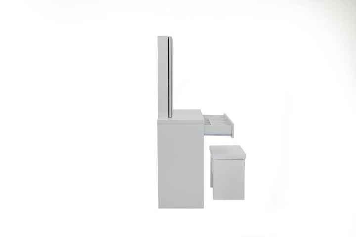 2-piece Vanity Set with Lift-Top Stool White_6