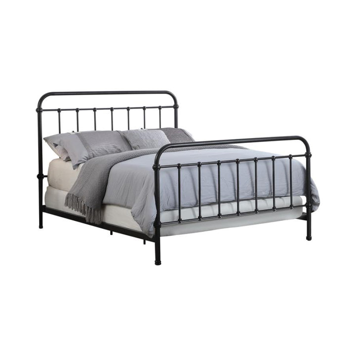 Livingston Full Panel Metal Bed Dark Bronze_3