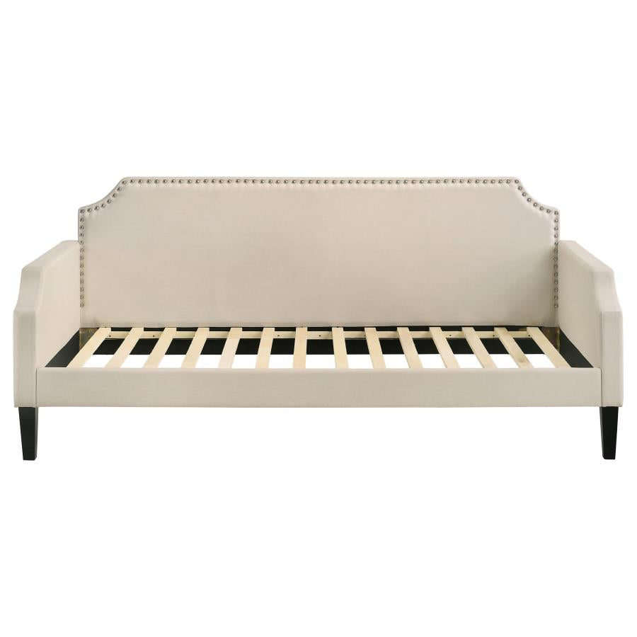 Olivia Upholstered Twin Daybed with Nailhead Trim_3