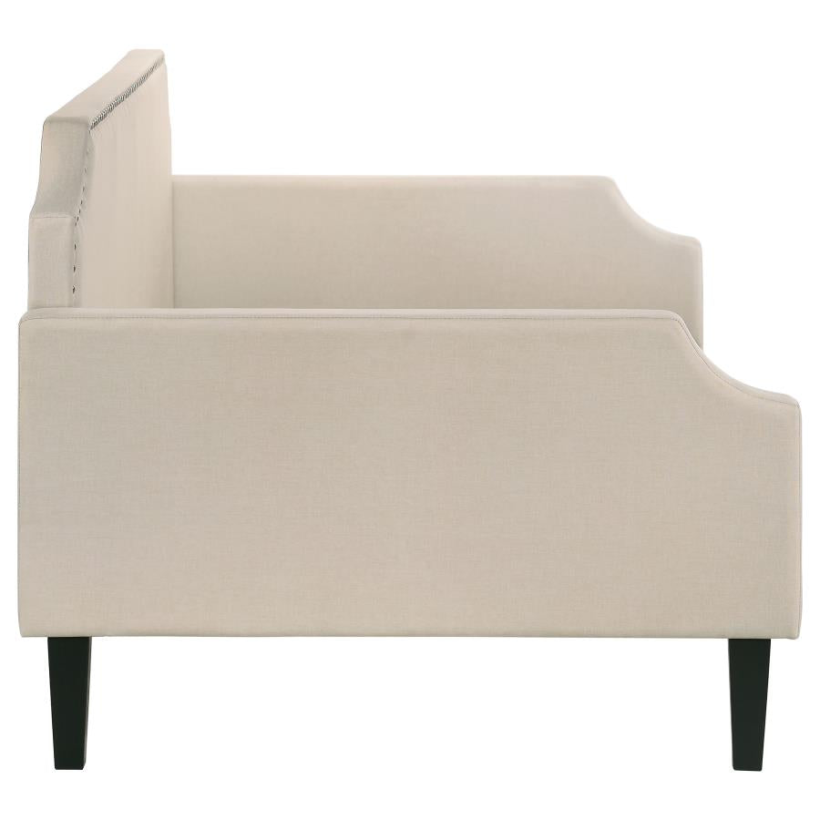 Olivia Upholstered Twin Daybed with Nailhead Trim_5