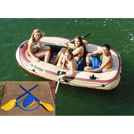 Voyager 4 Person Boat w/Oars_0