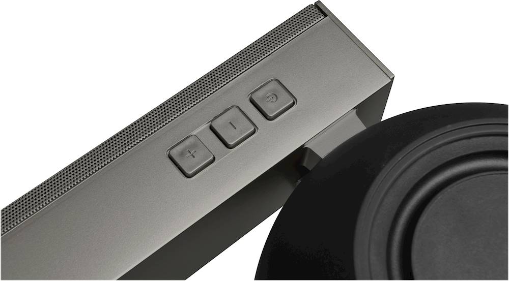 Edifier - e10 Exclaim 36W Bookshelf Speaker System - Black/Silver_4