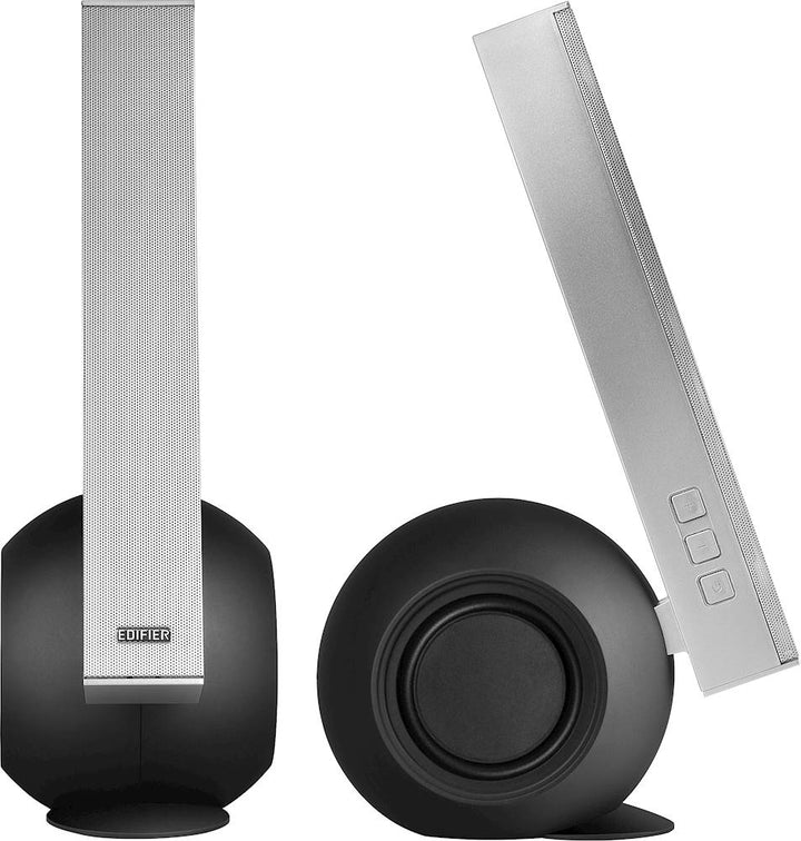 Edifier - e10 Exclaim 36W Bookshelf Speaker System - Black/Silver_12