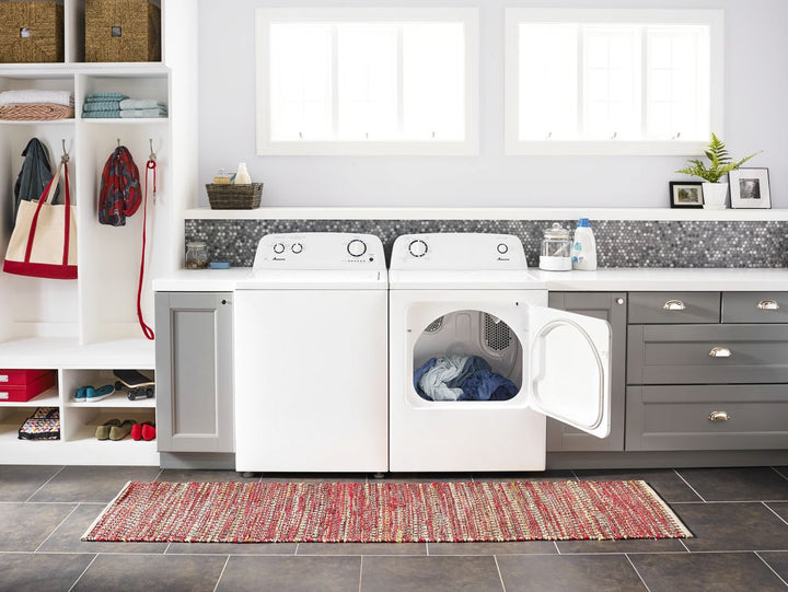 Amana - 6.5 Cu. Ft. Electric Dryer with Automatic Dryness Control - White_15