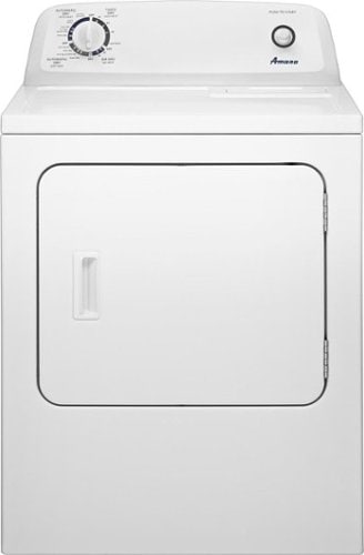 Amana - 6.5 Cu. Ft. Gas Dryer with Automatic Dryness Control - White_0