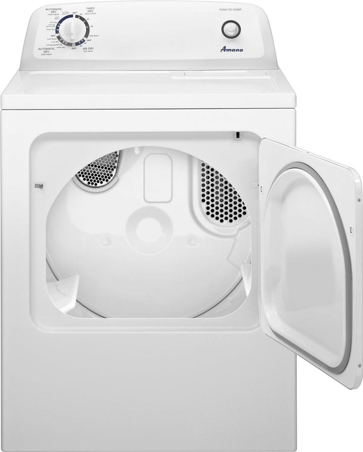 Amana - 6.5 Cu. Ft. Gas Dryer with Automatic Dryness Control - White_9