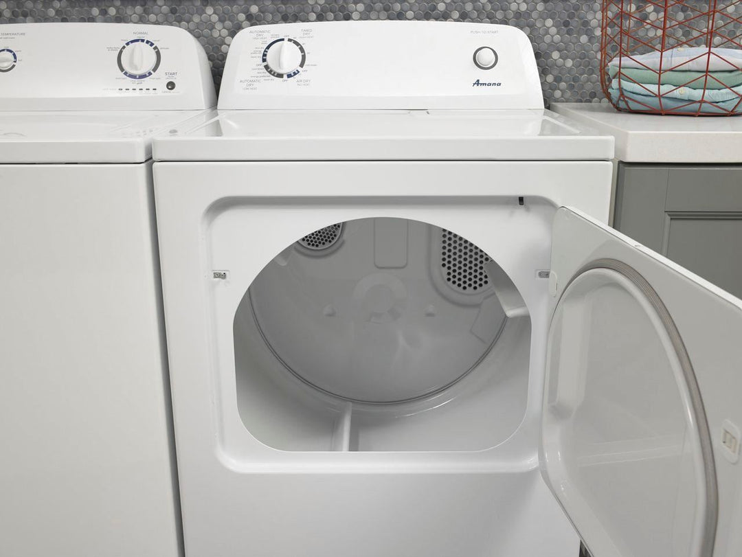 Amana - 6.5 Cu. Ft. Gas Dryer with Automatic Dryness Control - White_8