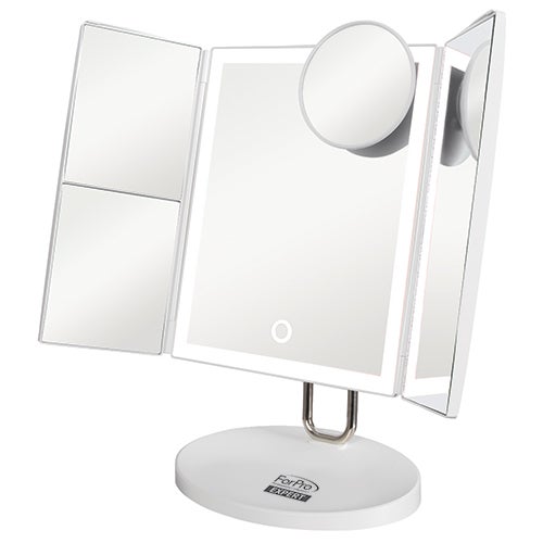 Expert Rechargeable LED Tri-Panel Makeup Mirror_0