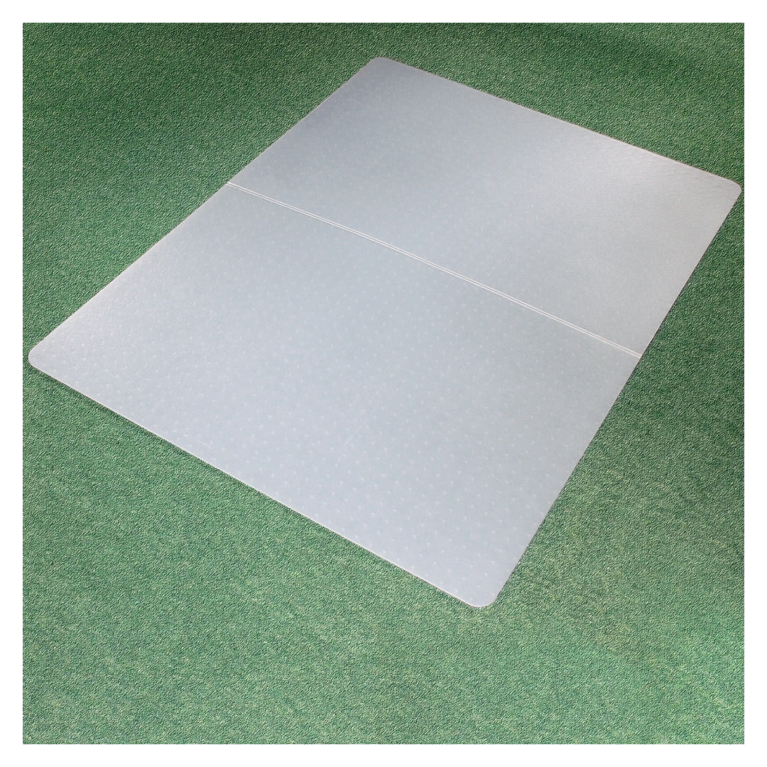 Floortex Polypropylene Foldable Chair Mat 35" x 46" for Carpets - Translucent_2