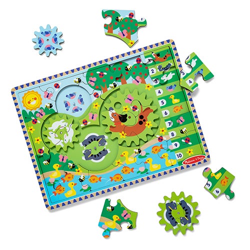 Wooden Animal Chase Gear Puzzle Ages 3+  Years_0