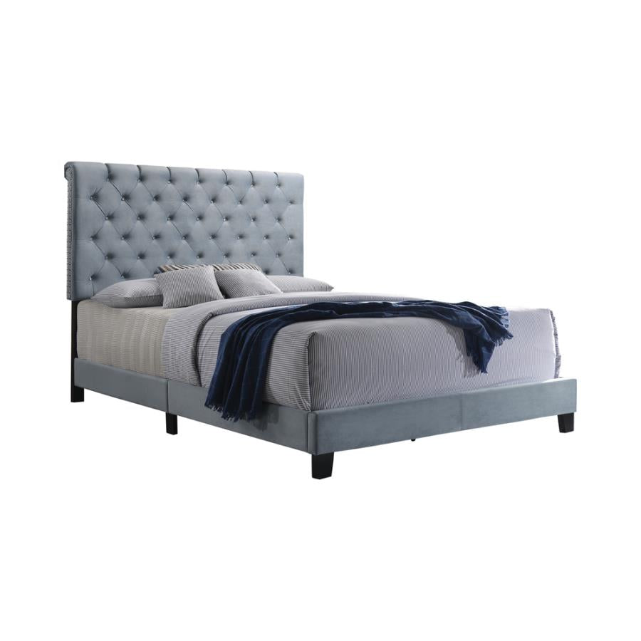 Warner Eastern King Upholstered Bed Slate Blue_1