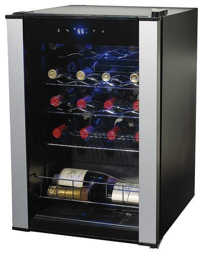 Wine Enthusiast - Evolution Series 20-Bottle Wine Refrigerator - Black_0