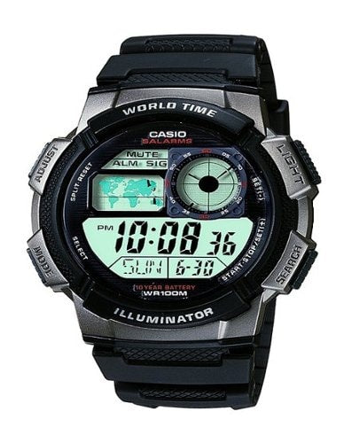Casio - Men's Digital Multifunction Sport Watch - Black_0