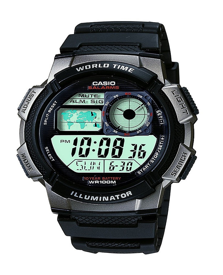 Casio - Men's Digital Multifunction Sport Watch - Black_1