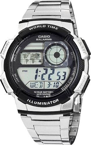 Casio - Men's Digital Sport Watch - Stainless Steel_2