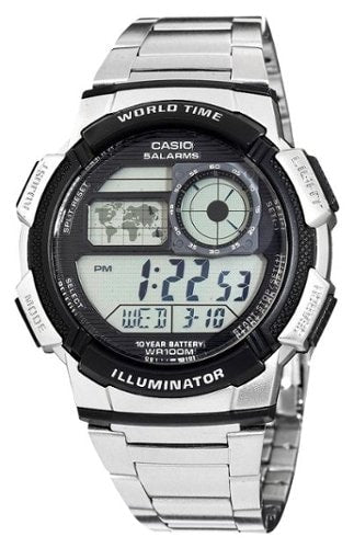 Casio - Men's Digital Sport Watch - Stainless Steel_0