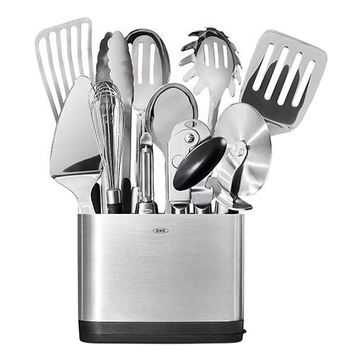 SteeL 15pc Utensil Set_0