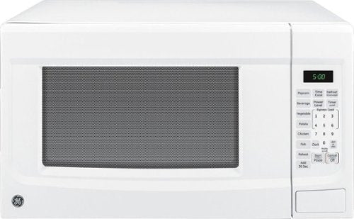 GE - 1.4 Cu. Ft. Mid-Size Microwave - White_0