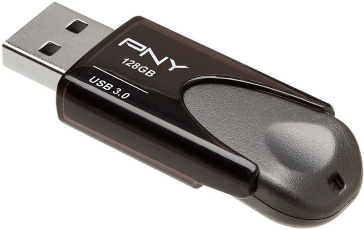 PNY - 128GB Turbo Attache 4 USB 3.0 Flash Drive - Black_2