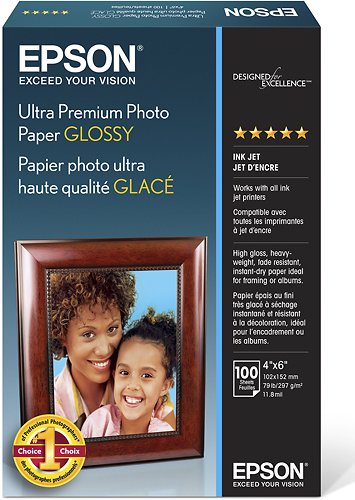 Epson - Ultra Premium Glossy Photo Paper - White_0