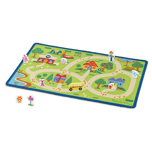 Blues Clues & You! Blue's Neighborhood Activity Rug, Ages 3+ Years_0
