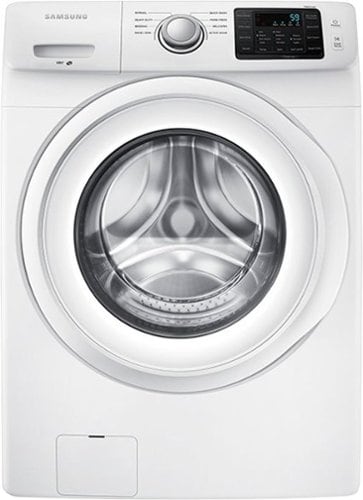 Samsung - 4.2 Cu. Ft. High Efficiency Stackable Front Load Washer with Vibration Reduction Technology+ - White_0