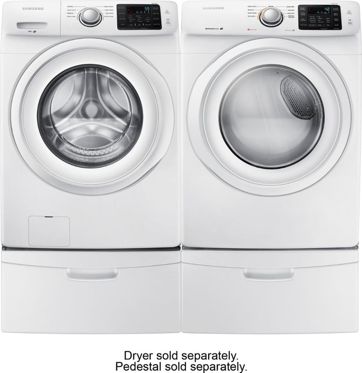 Samsung - 4.2 Cu. Ft. High Efficiency Stackable Front Load Washer with Vibration Reduction Technology+ - White_5