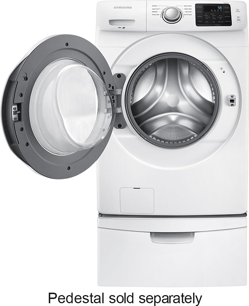 Samsung - 4.2 Cu. Ft. High Efficiency Stackable Front Load Washer with Vibration Reduction Technology+ - White_8