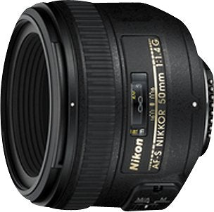 Nikon - AF-S NIKKOR 50mm f/1.4G Standard Lens - Black_0